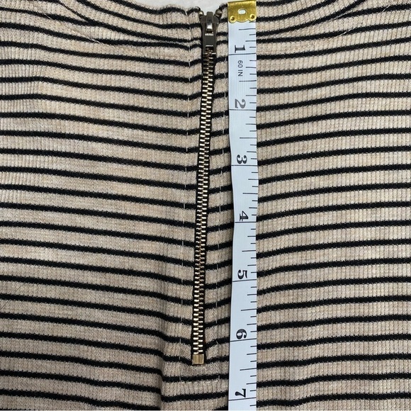 🆕 Blu Pepper Short Sleeve Striped Dress Medium - Picture 11 of 15
